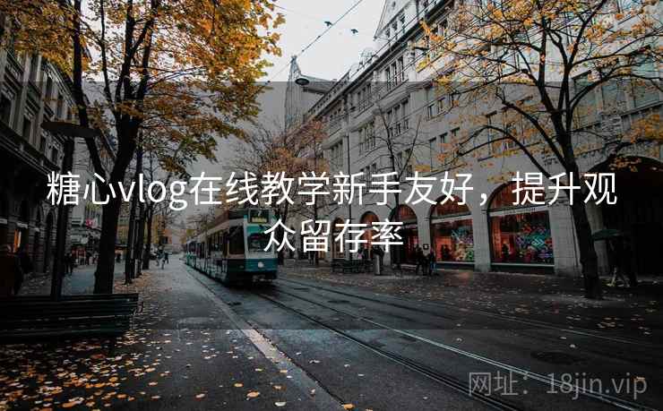 糖心vlog在线教学新手友好，提升观众留存率  第2张